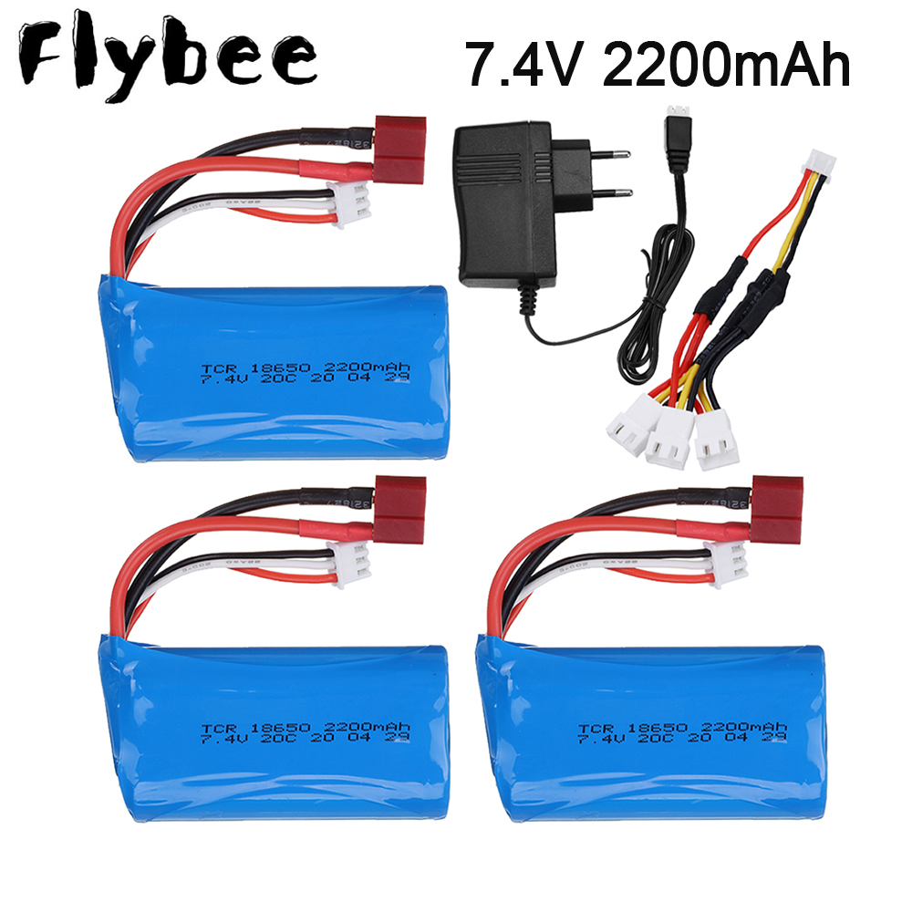 Rc Helicopter Battery - 7.4 V 2200Mah 18650 Lipo Batery